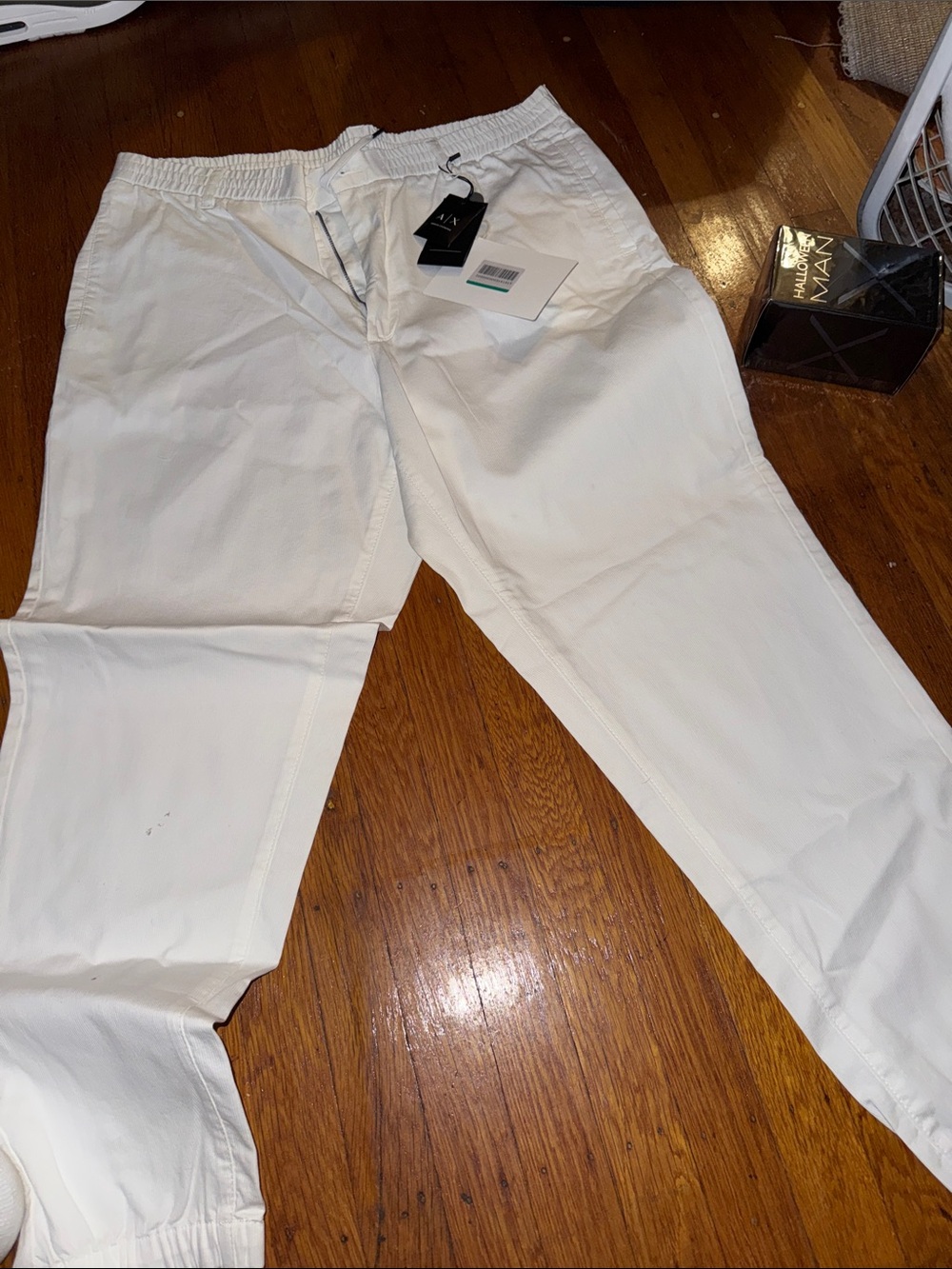 Armani Exchange Men's Straight Jeans in White